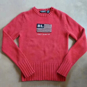 Vintage Polo by Ralph Lauren Red Sweater